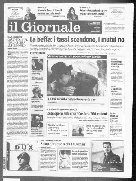 Il giornale : quotidiano del mattino